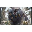 Bloomburrow Lumra, Bellow of the Woods Black Stitched Standard Gaming Playmat for Magic: The Gathering For Discount