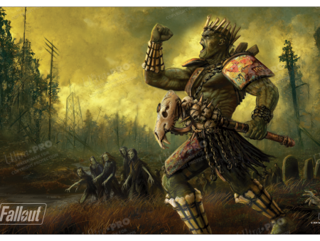 Fallout® Grave Titan Standard Gaming Playmat for Magic: The Gathering For Discount