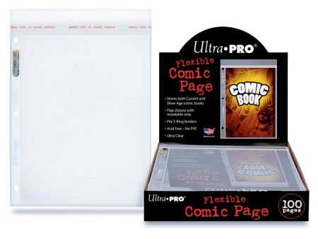 Flexible Current and Silver Age Size Comic Pages (100ct) on Sale