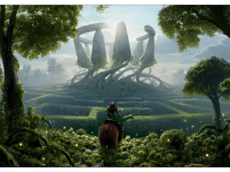 Wilds of Eldraine Virtue of Strength Standard Gaming Playmat for Magic: The Gathering Cheap