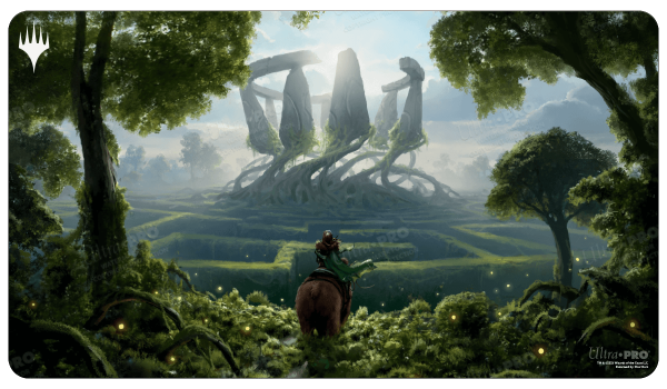 Wilds of Eldraine Virtue of Strength Standard Gaming Playmat for Magic: The Gathering Cheap