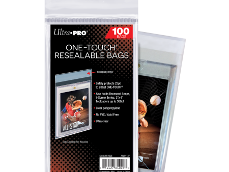 ONE-TOUCH Resealable Bags, Fits up to 260PT (100ct) Sale