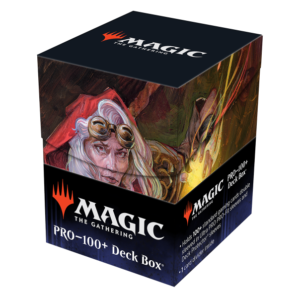 Dominaria United Jaya, Fiery Negotiator 100+ Deck Box for Magic: The Gathering Online now