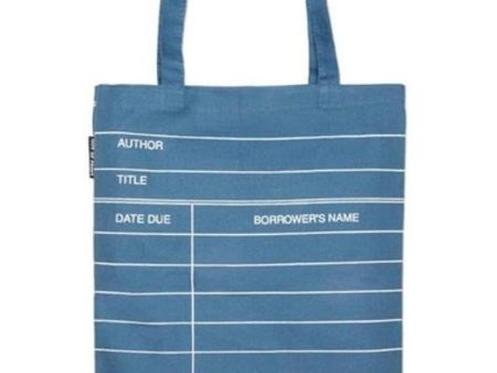 Library Card (Denim) Tote Bag Online now