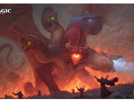 Adventures in the Forgotten Realms Tiamat Standard Gaming Playmat for Magic: The Gathering Hot on Sale