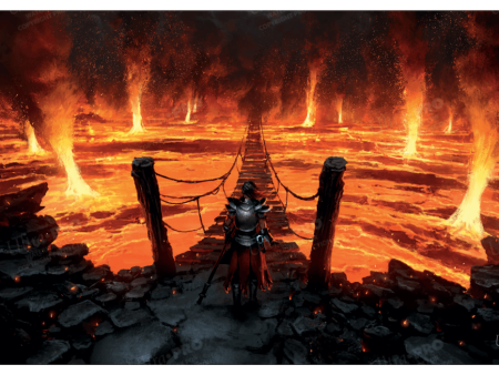 Wilds of Eldraine Virtue of Courage Standard Gaming Playmat for Magic: The Gathering Supply