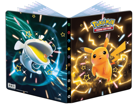 Scarlet and Violet Shiny Pikachu, Dondozo, and Tatsugiri 9-Pocket Portfolio for Pokémon For Cheap