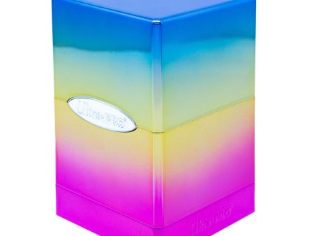 Rainbow Satin Tower Deck Box Online