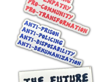 The Future is Abolitionist Stickers Fashion