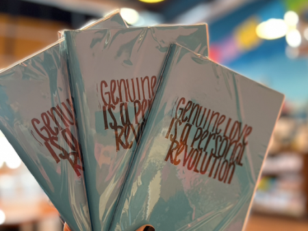 Genuine Love is a Personal Revolution Notebook on Sale