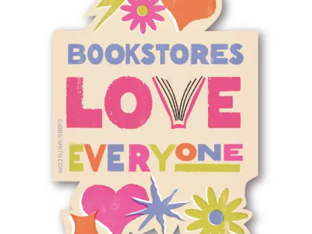 Bookstores Love Everyone Sticker Online