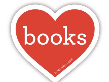 Heart Books Sticker Fashion