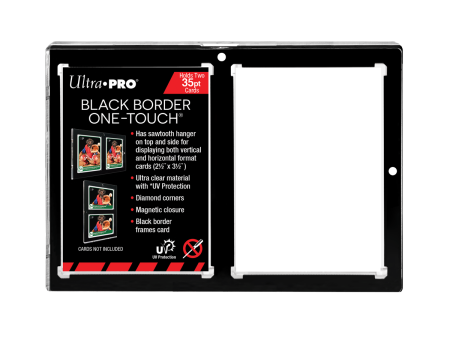 35PT 2-Card Black Border UV ONE-TOUCH Magnetic Holder Online Hot Sale