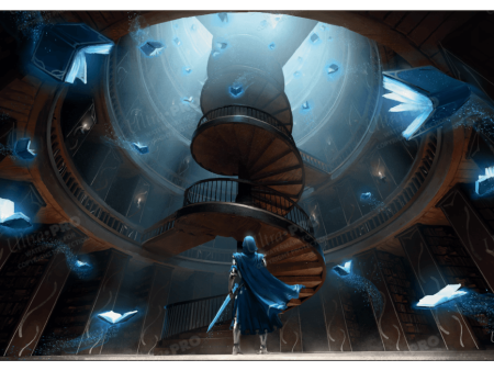 Wilds of Eldraine Virtue of Knowledge Standard Gaming Playmat for Magic: The Gathering Online now