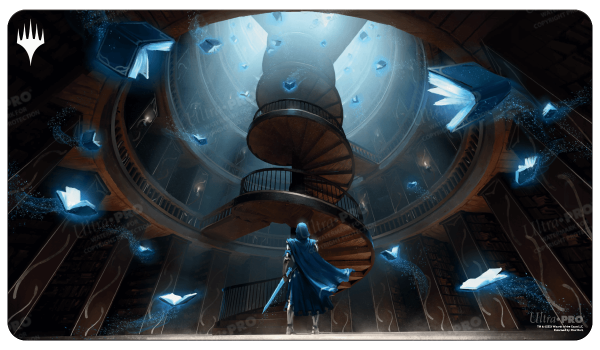 Wilds of Eldraine Virtue of Knowledge Standard Gaming Playmat for Magic: The Gathering Online now