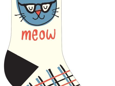 I m Reading Right Meow Socks Sale