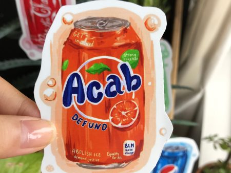 ACAB  soda can sticker Cheap