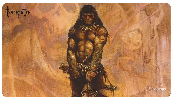 Barbarian Standard Gaming Playmat Mousepad by Frank Frazetta Online Hot Sale