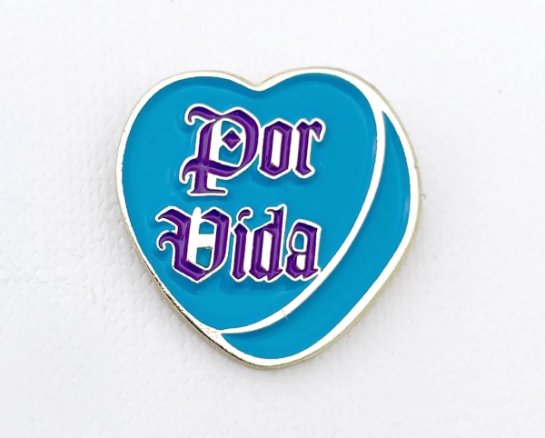 Por Vida Sweetheart Pin Cheap