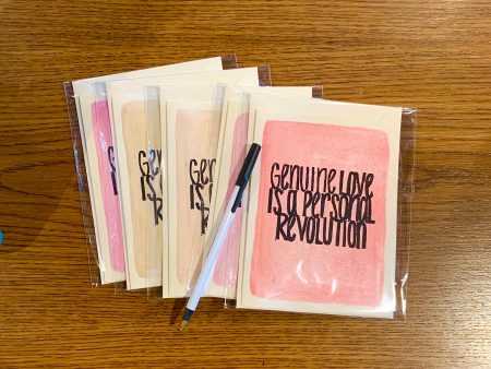 Genuine Love is a Personal Revolution - Greeting Card Xitlalic For Discount