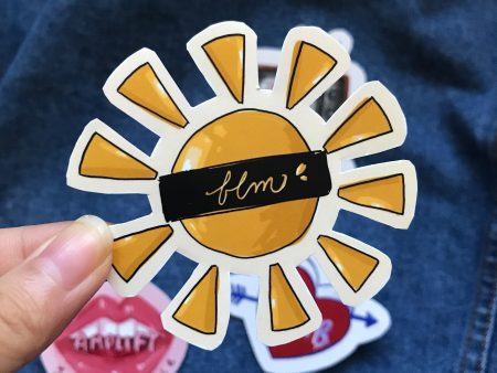 BLM  sun sticker Fashion