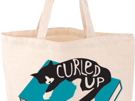 Curled Up with a Good Book Tote Hot on Sale