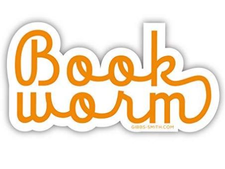 Book Worm (gold) Sticker Sale