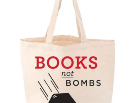 Books Not Bombs Tote Online Hot Sale