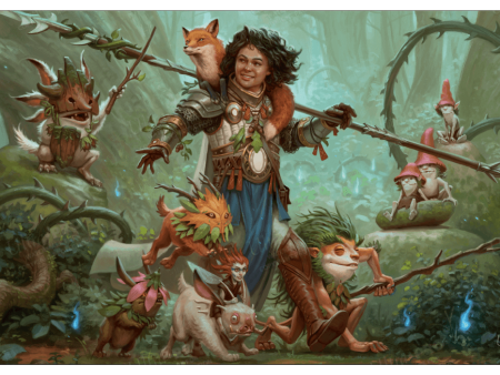 Wilds of Eldraine Ellivere of the Wild Court Standard Gaming Playmat for Magic: The Gathering Online Hot Sale