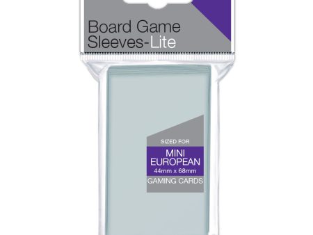 Mini European Lite Board Game Sleeves (100ct) for 44mm x 68mm Cards For Sale