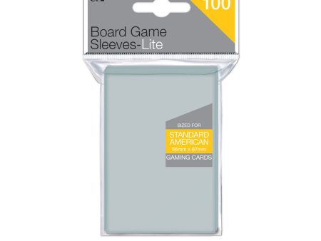 Standard American Lite Board Game Sleeves (100ct) for 56mm x 87mm Cards Discount