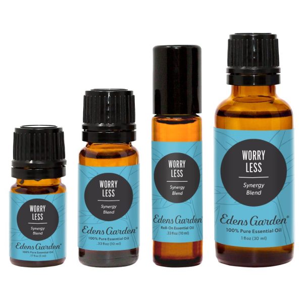 Worry Less Essential Oil Blend- For Calming Nerves, Anxiousness & Quieting Racing Thoughts Fashion